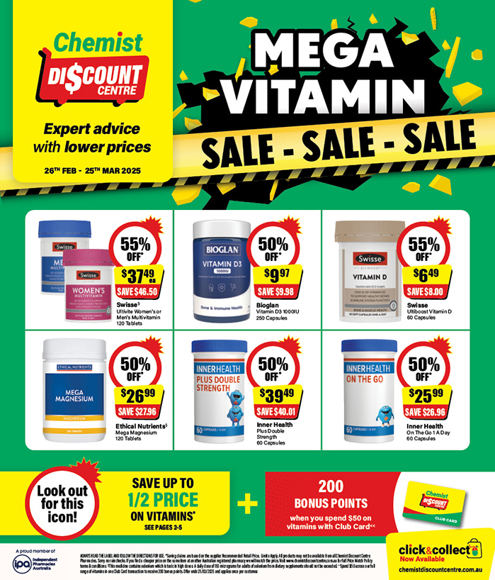 Chemis Discount® March Catalogue Win a Share of 50K