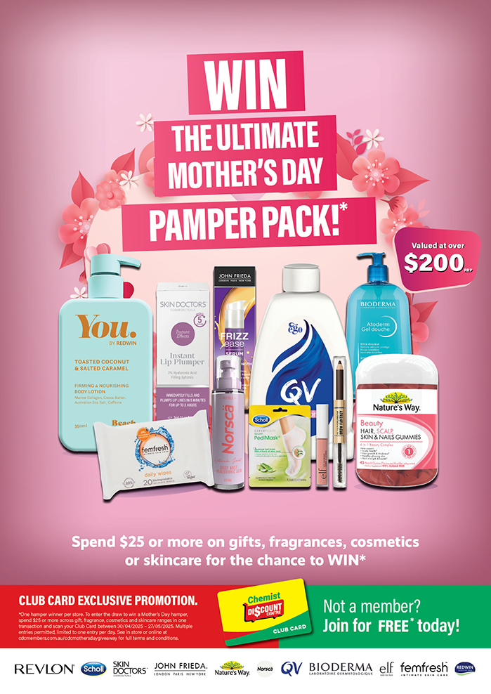 Chemis Discount® Win the Ultimate Mother's Day Pamper Pack!