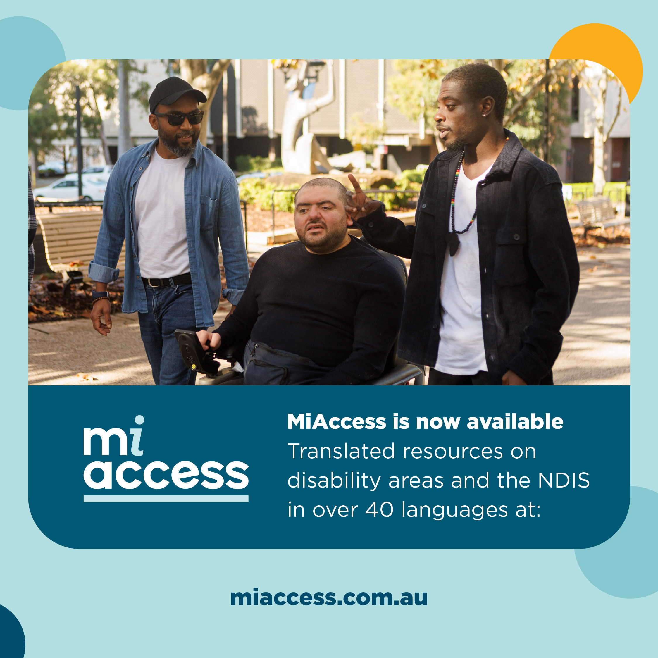 MiAccess social tile 1