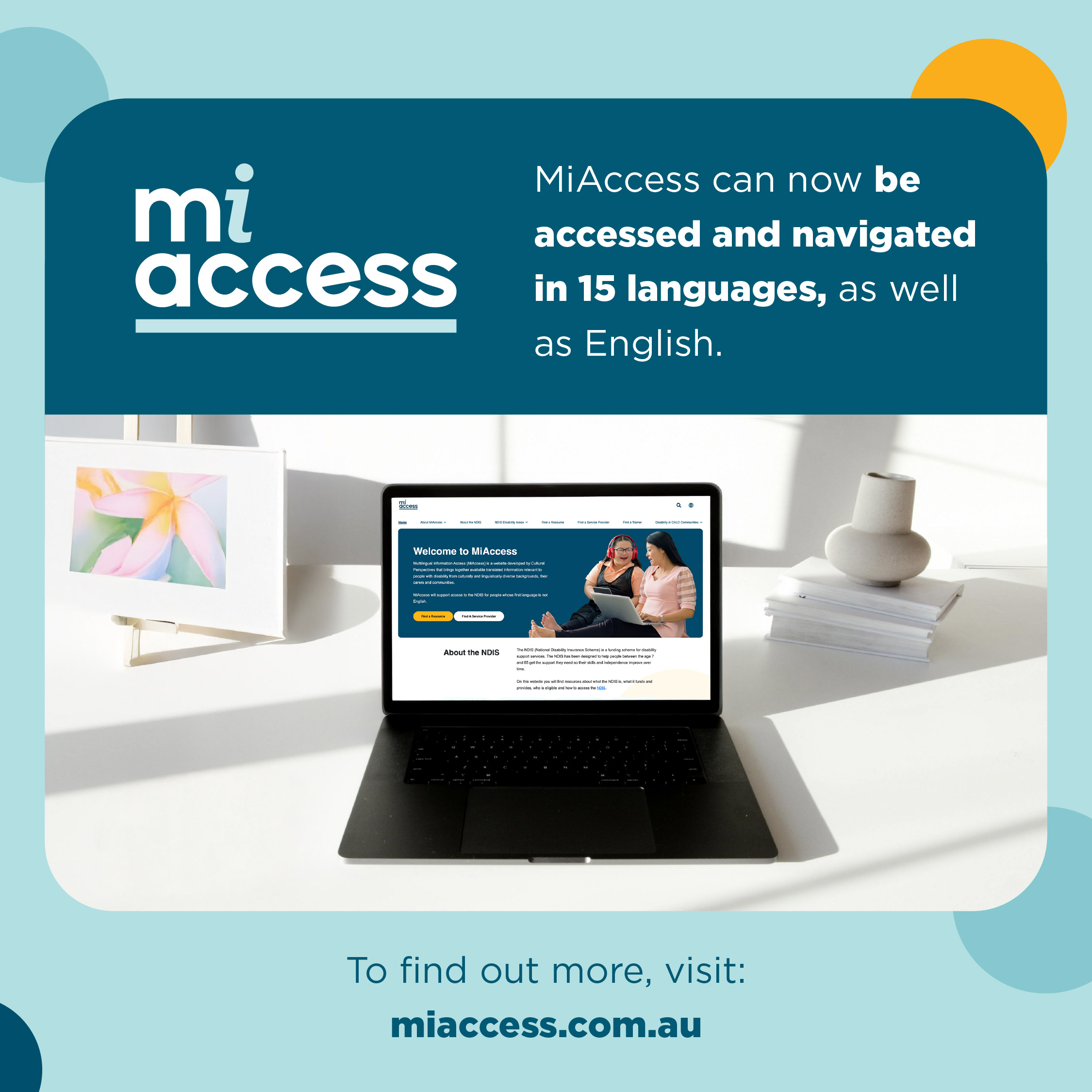 MiAccess social tile 2