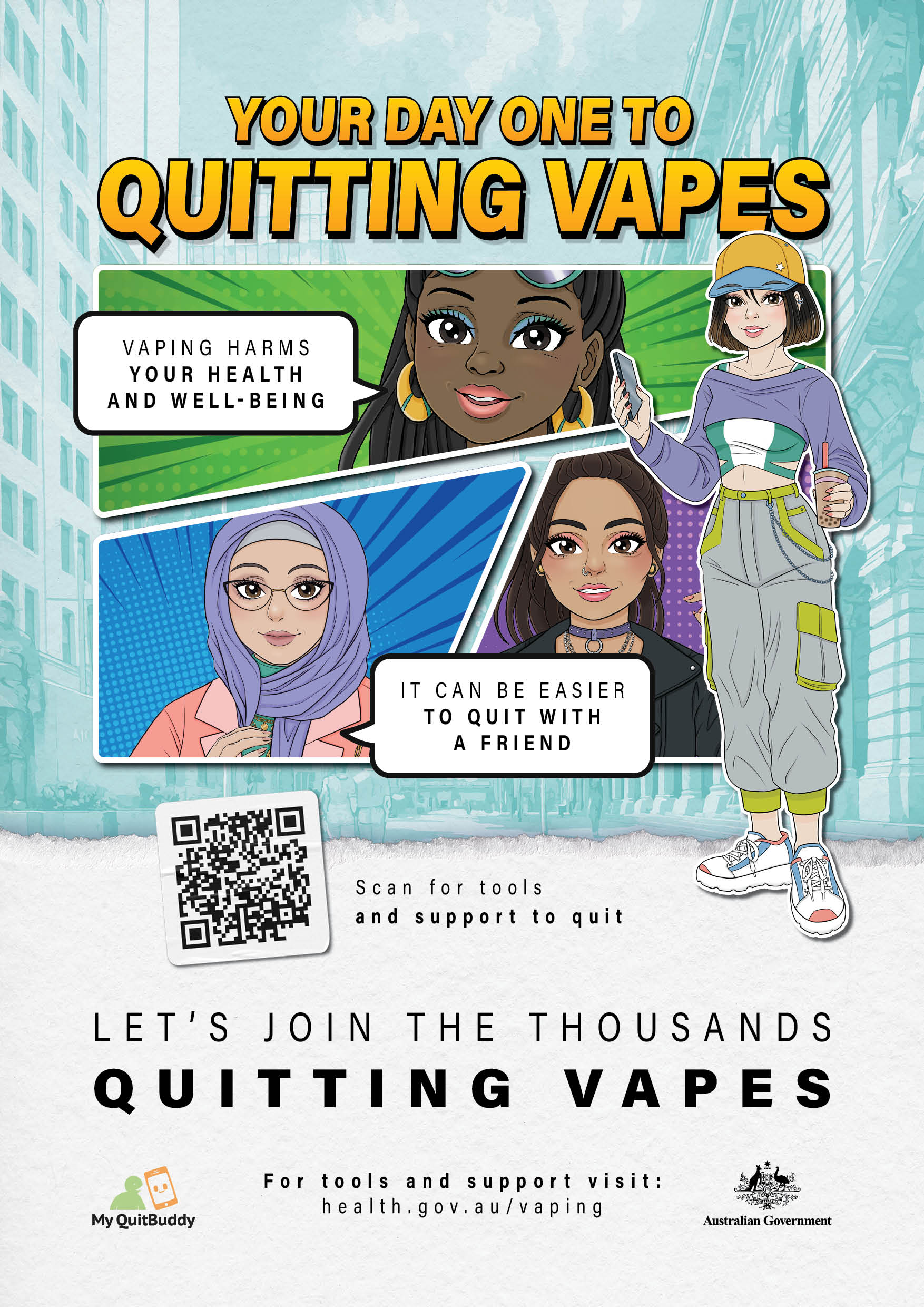 Youth Vaping Phase 3 poster design