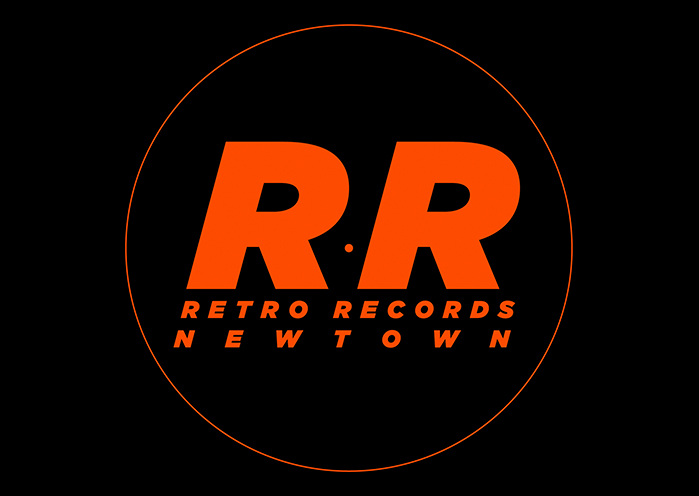 Retro Records Newtown Logo Design