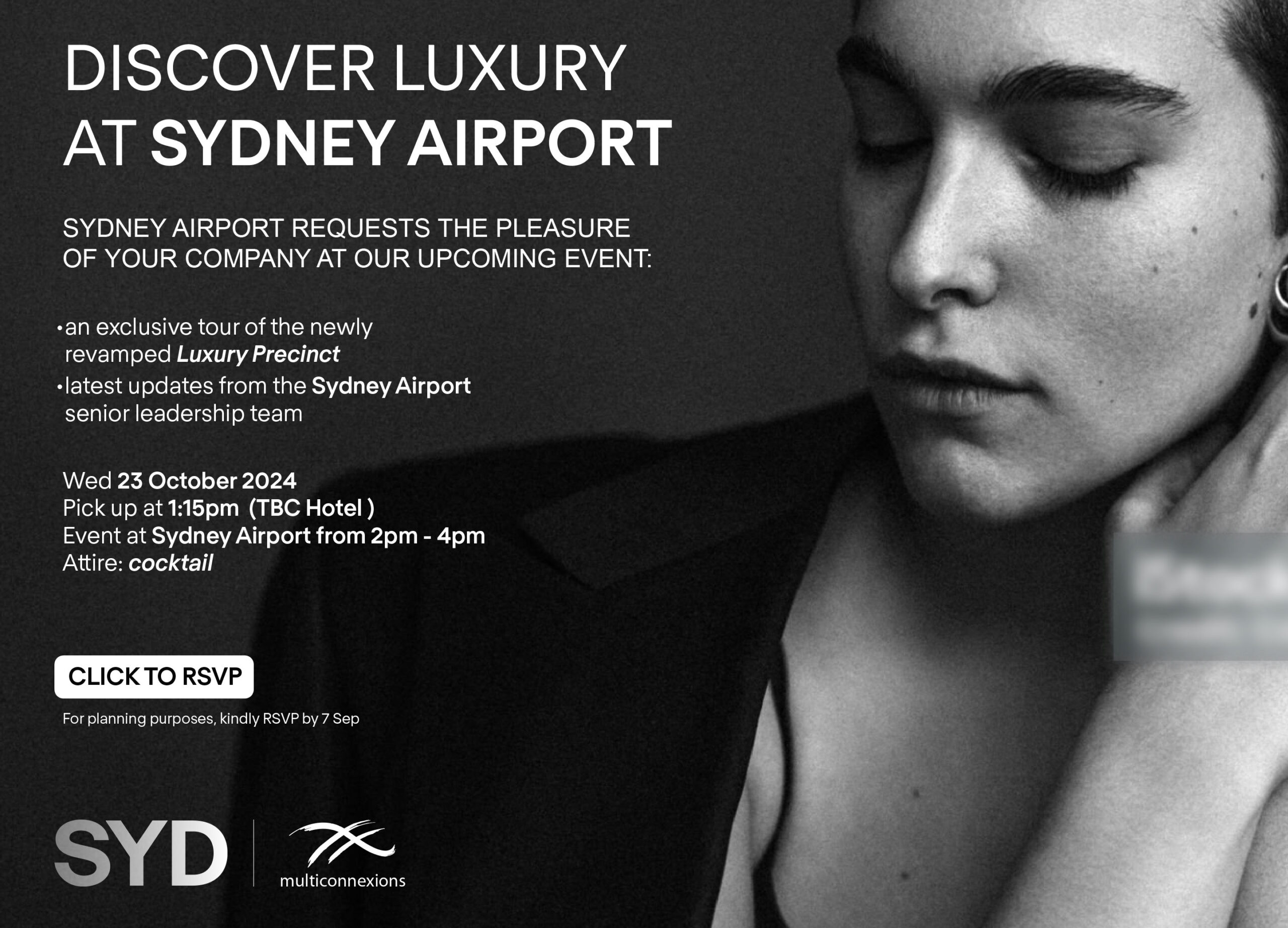 SYDNEY AIRPORT ®- LUXURY PRECINCT EVENT