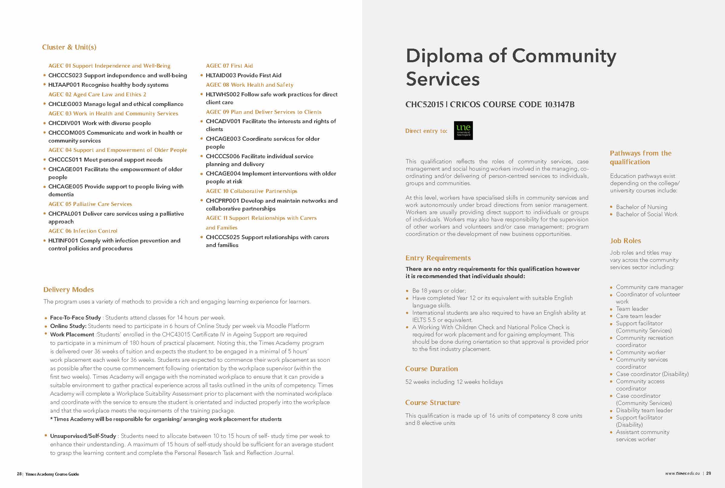 Times Academy course guide page 14