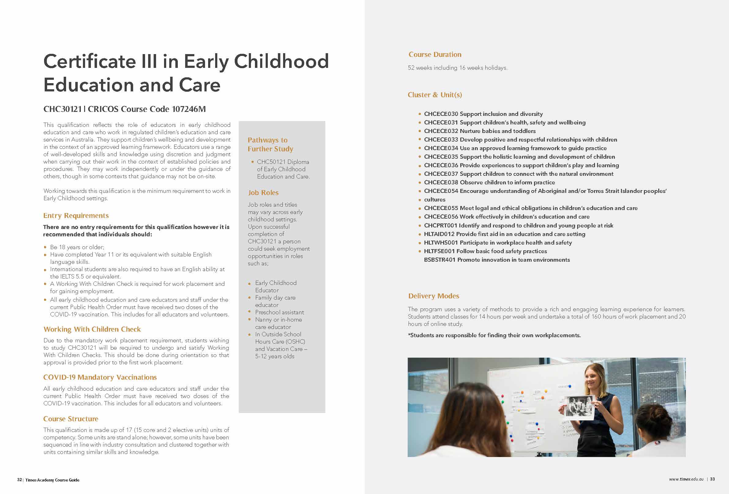 Times Academy course guide page 16