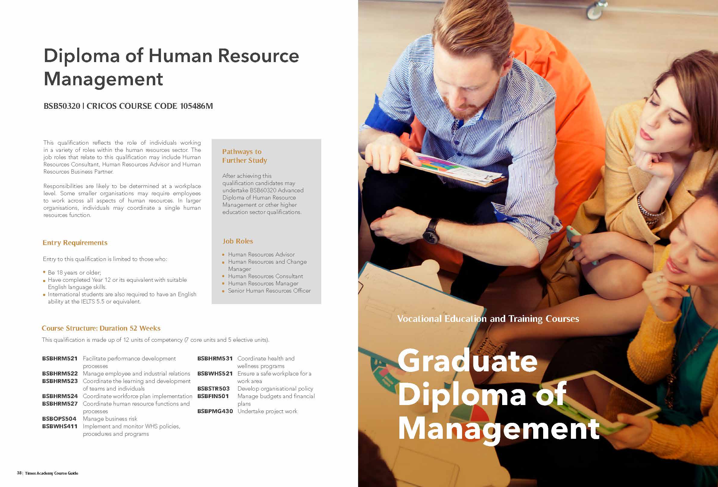 Times Academy course guide page 19