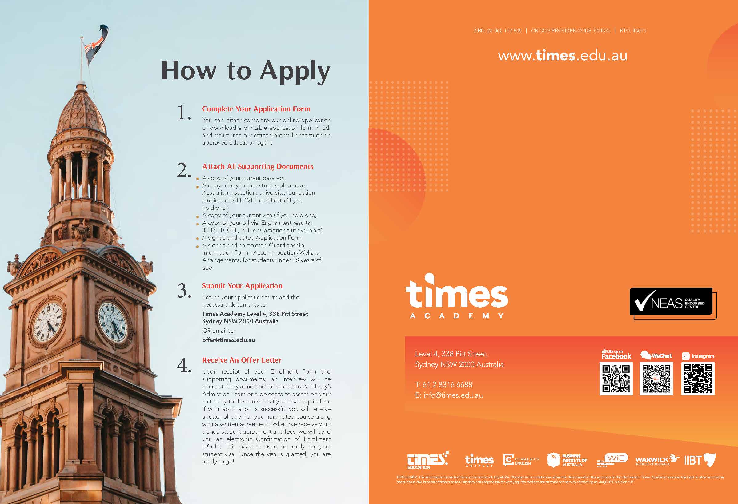 Times Academy course guide page 22