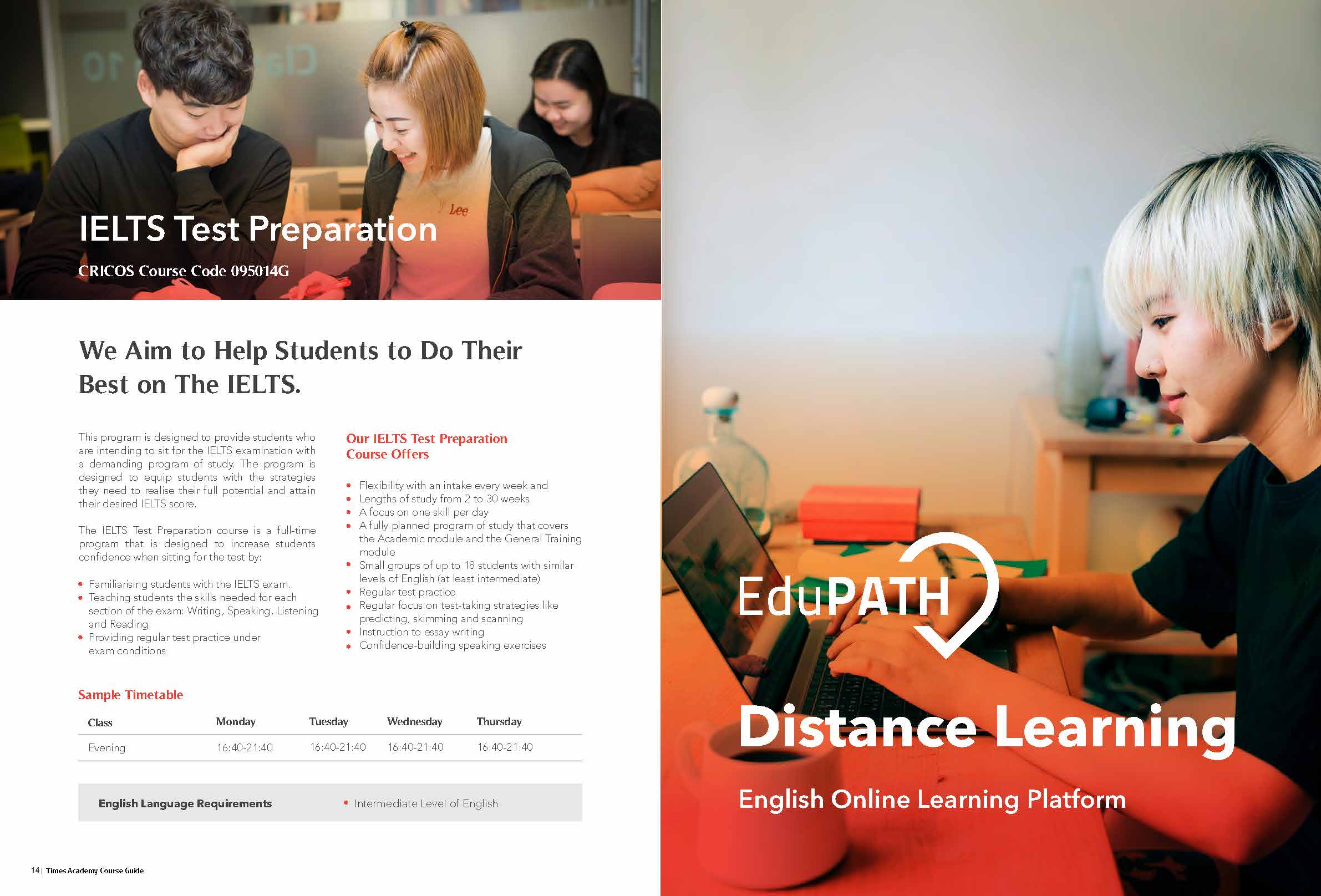 Times Academy course guide page 7